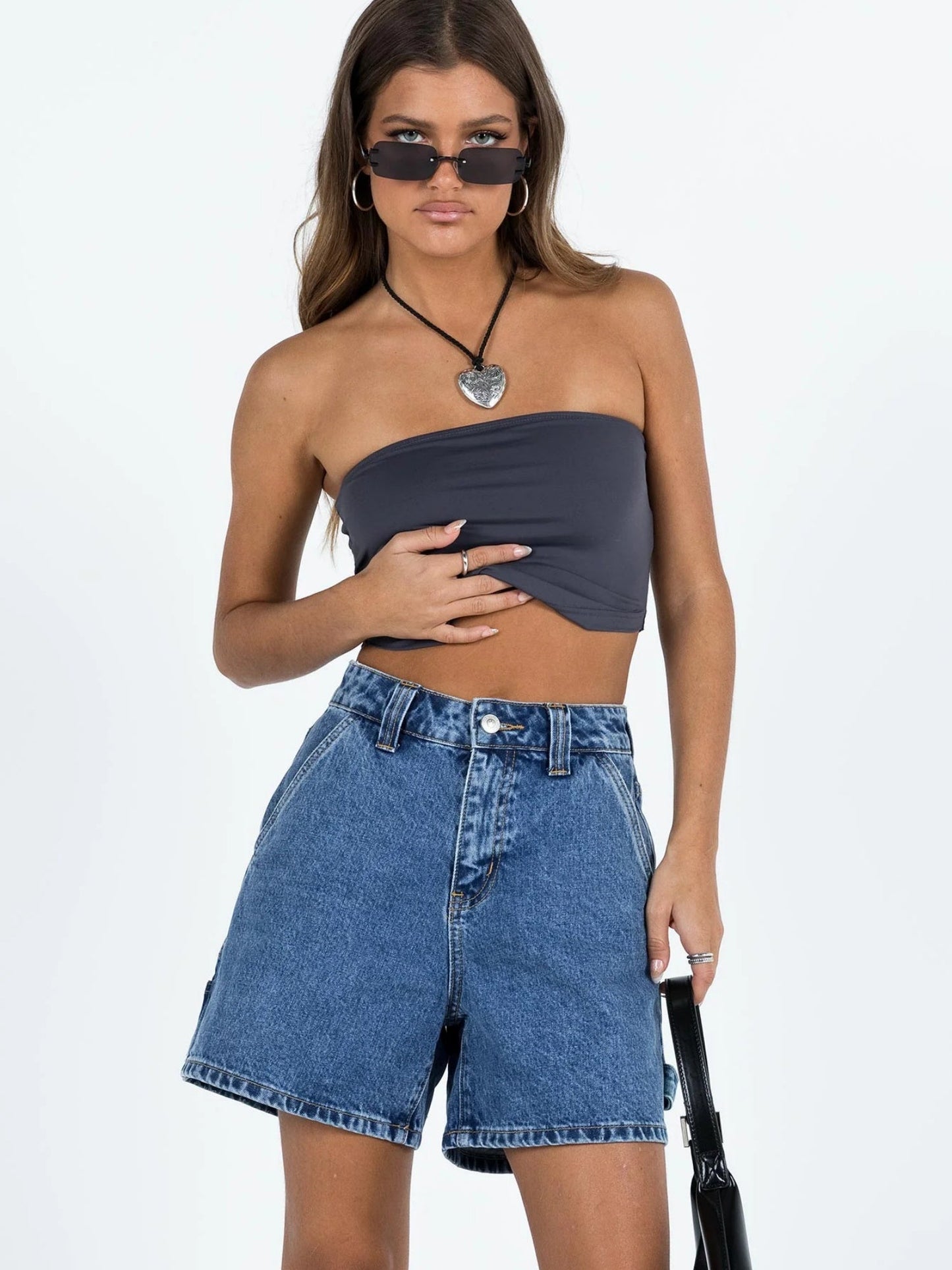 Pocket Washed Straight-fit Jeans