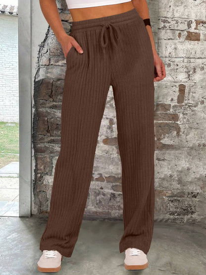 Solid Color Versatile Trousers