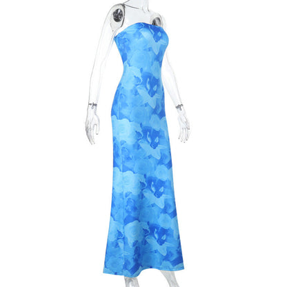Pires Maxi Dress - Blue