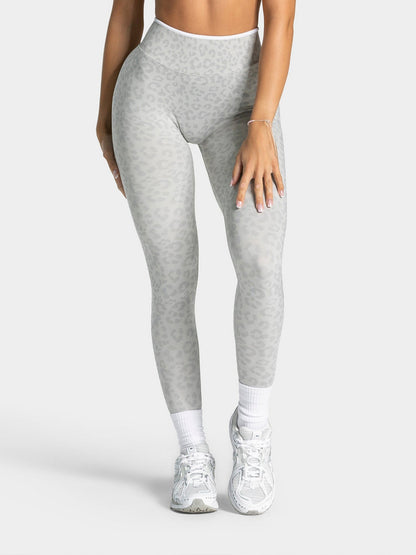 Leopard Print Seamless Abdomen Tight Yoga Fitness Pants