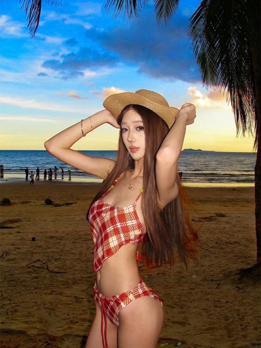 Plaid Bikinis