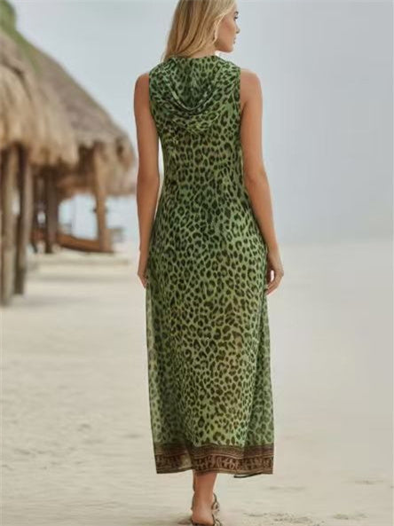 Simple Solid Color Patchwork Dress