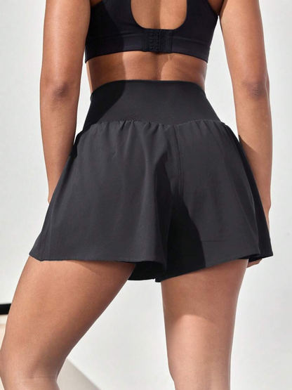 SweatProof Run Shorts Mid Waist Pockets Quick Dry