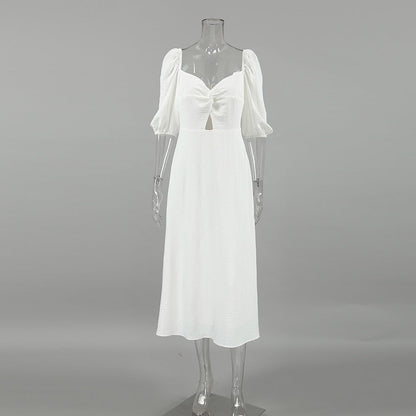 Fae Off Shoulder Dress - White