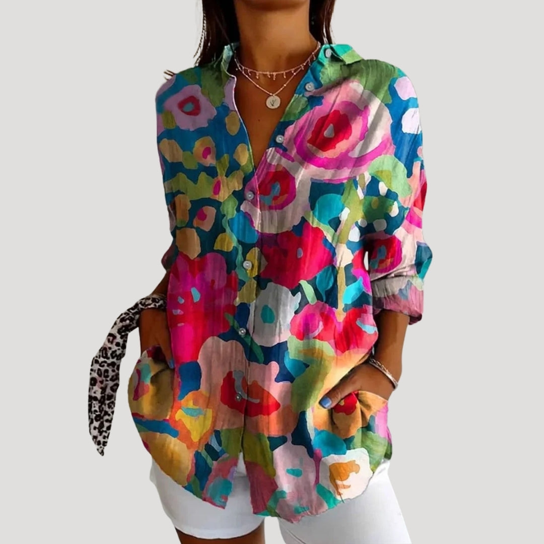 | Summer Long Sleeve Blouse