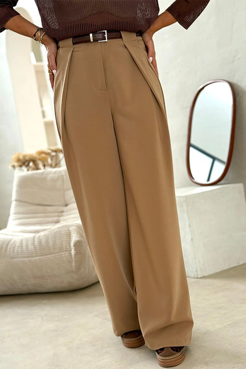 Margovil High Waist Tailored Wide Leg Trousers