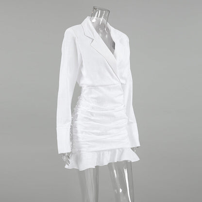 Greece Babe Mini Dress - White