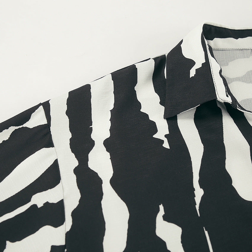 Bold Stripe Coord -  Black