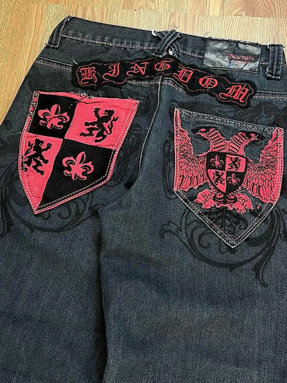 American Retro Hiphop Boyfriend Jeans