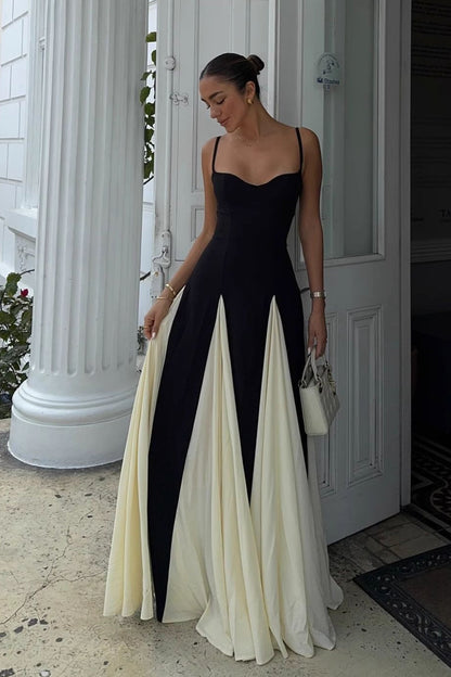 | Colorblock Maxi Dress