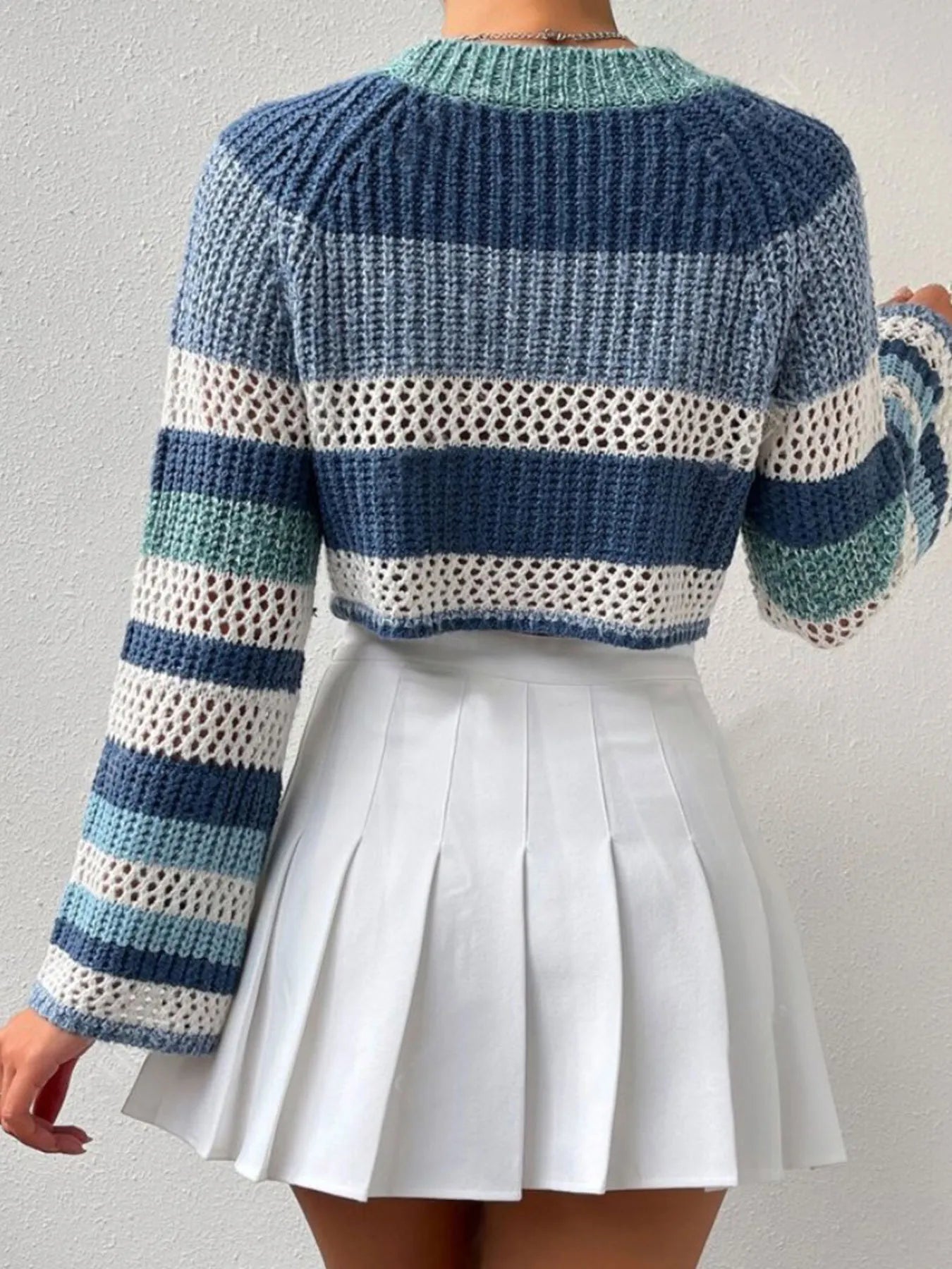 Caribbean Cropped Sweater