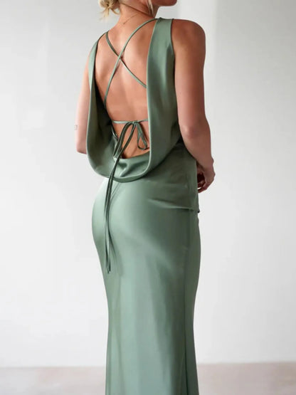 Sinclair Satin Maxi Dress