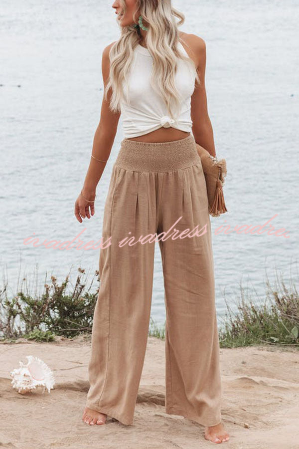 Fresh Air Pocketed Smocked Pants
