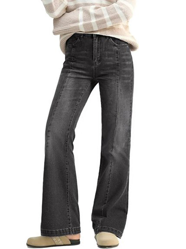 Slim Fit Blue Flare Jeans