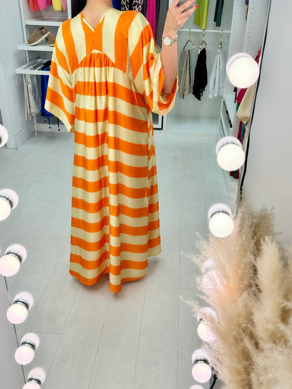 Stripe Loose Maxi Dress