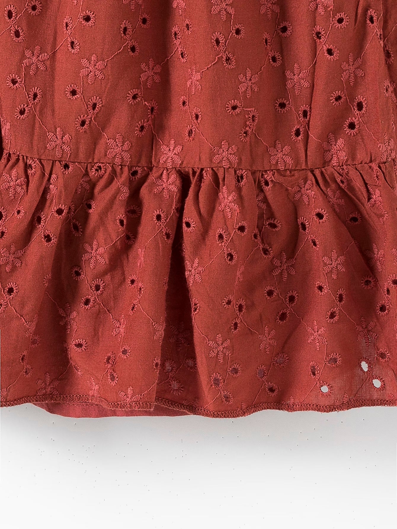 Spring Summer Hollow Out Cutout Embroidered Dress – Trendy Floral Lace Mini Dress