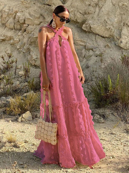 Sleeveless Maxi Dress Casual Oversized Floor Length Dress