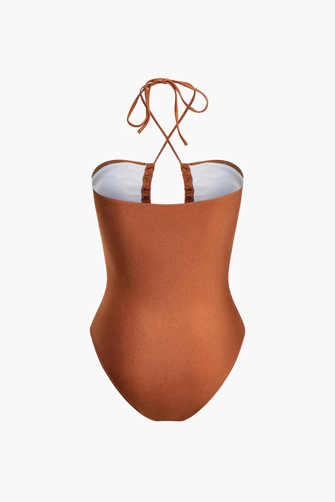 | Ruched one-piece swimsuit, chic fit