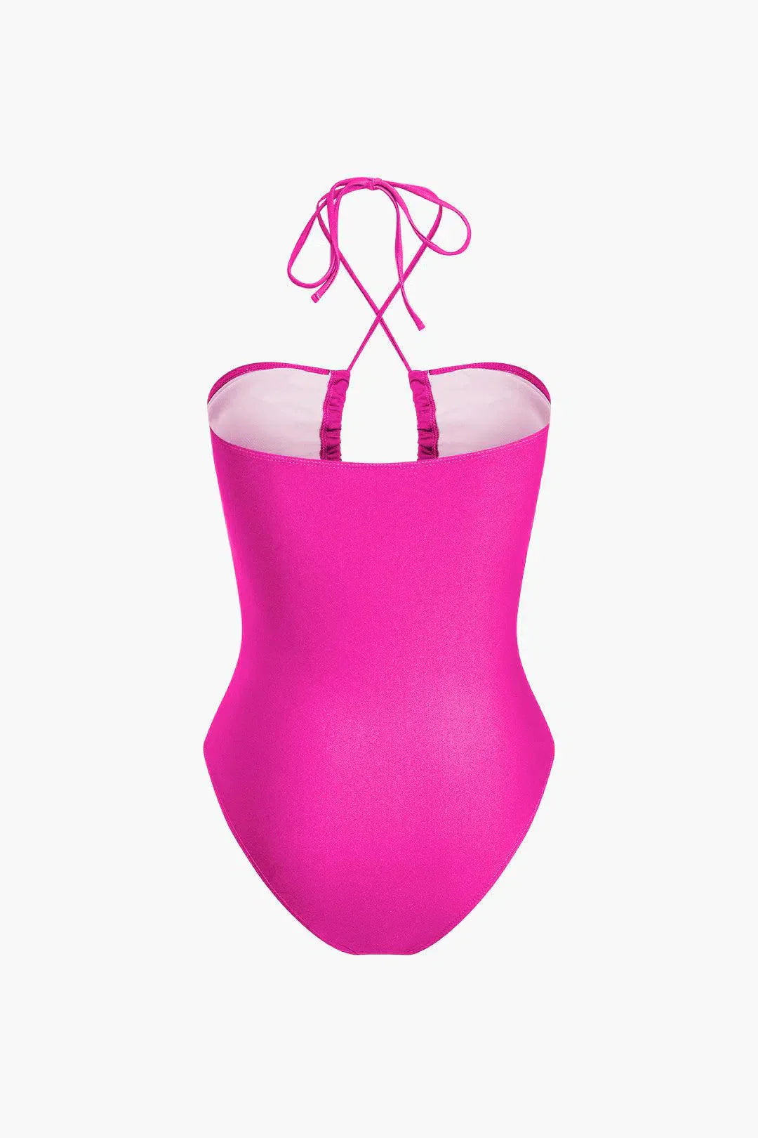 | Ruched one-piece swimsuit, chic fit
