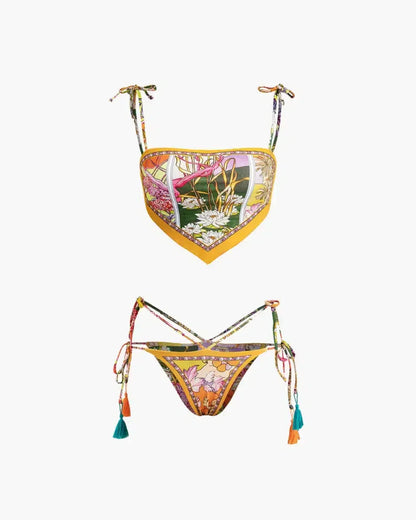 | Floral bikini set