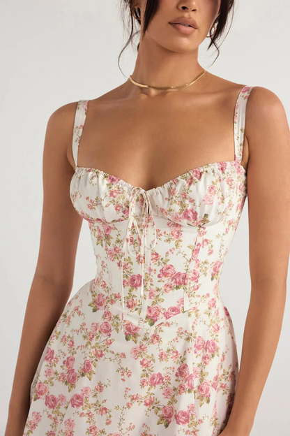 | Floral midi dress