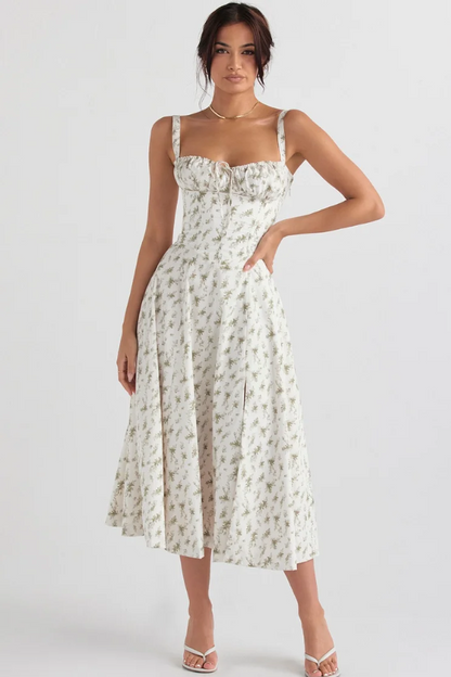 | Floral midi dress
