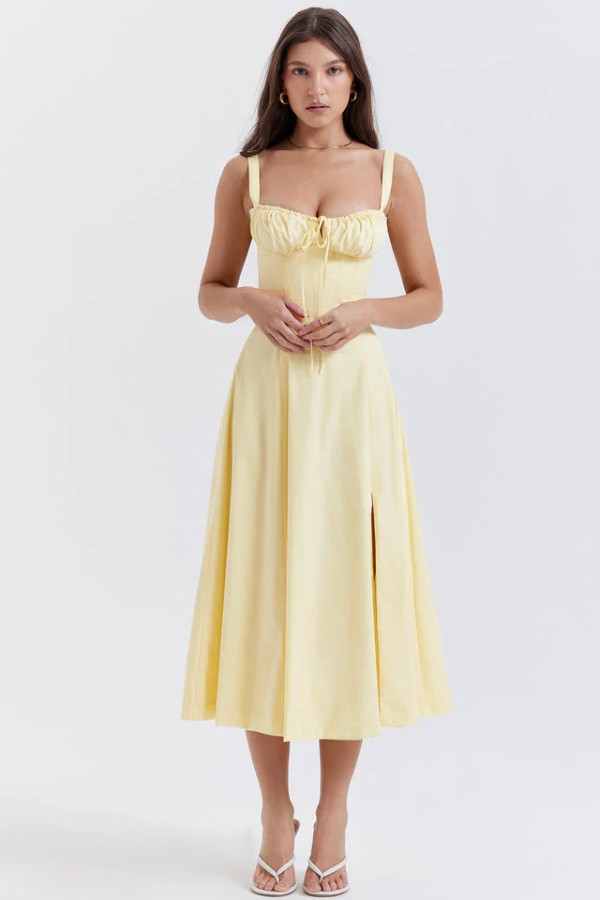 | Floral midi dress