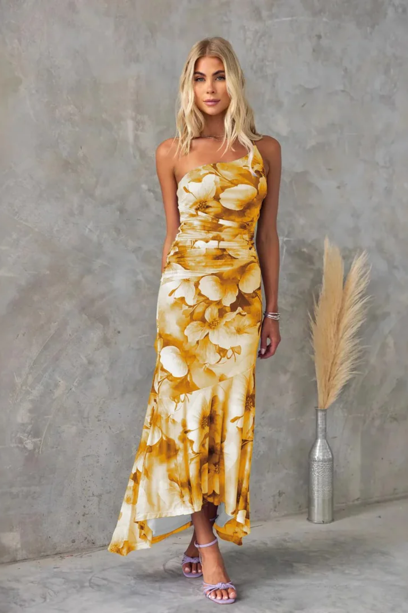 | Fitted Bodice Maxi Dress
