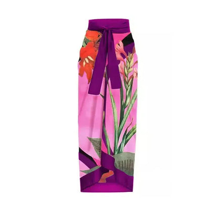 | Wrap-style design swimsuit set