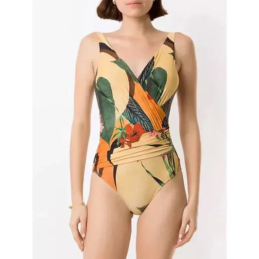 | Wrap-style design swimsuit set