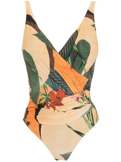 | Wrap-style design swimsuit set