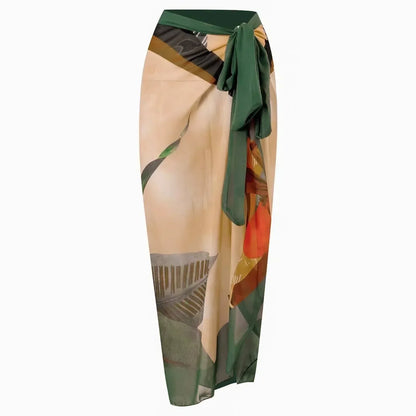 | Wrap-style design swimsuit set
