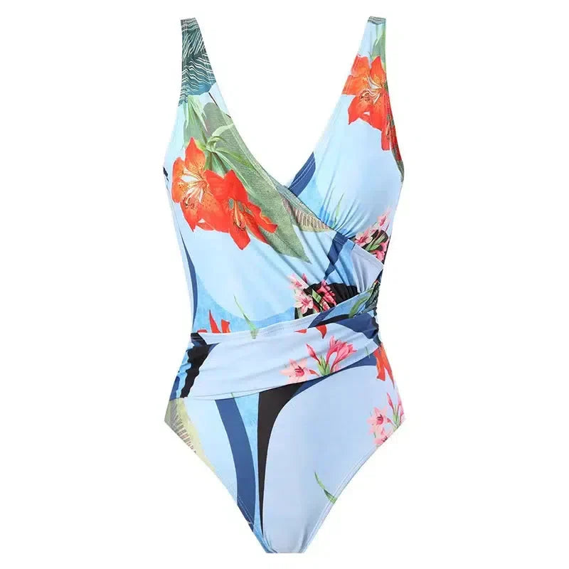 | Wrap-style design swimsuit set