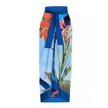| Wrap-style design swimsuit set