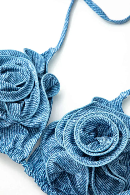 | Denim bikini set