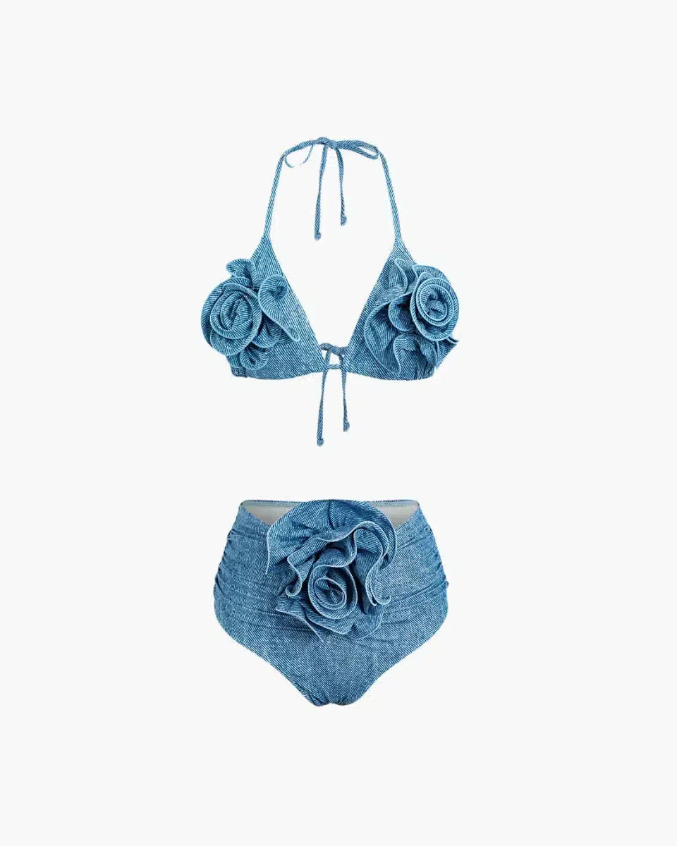 | Denim bikini set