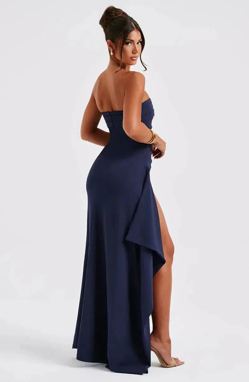 | Thigh-high Split Maxi Dress