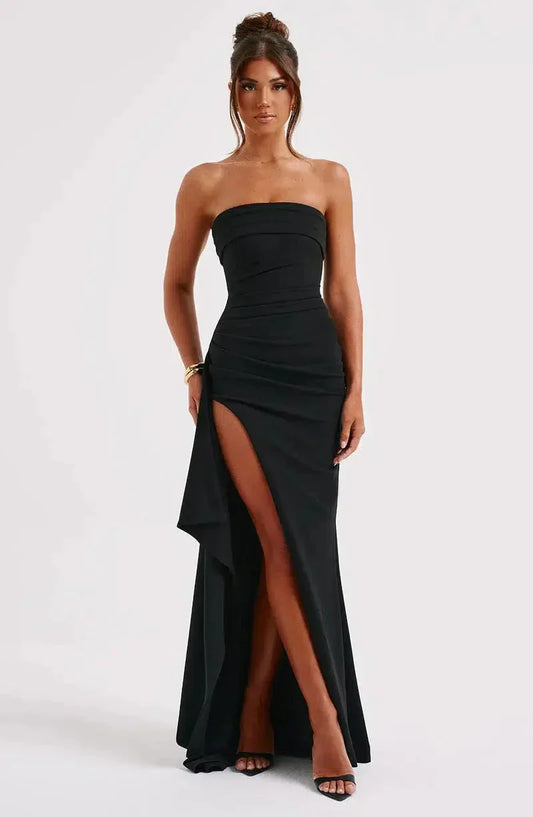 | Thigh-high Split Maxi Dress