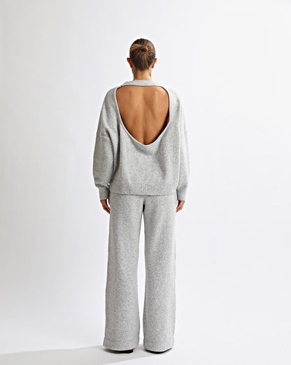Clara Backless Jumper Set