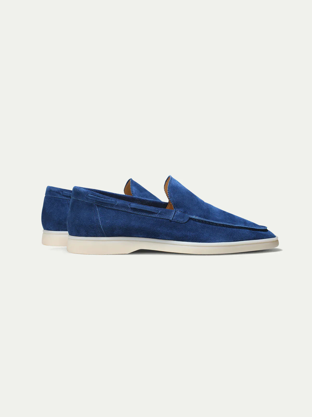 Men’s Loafers | Ultramarine Suede | White Sole