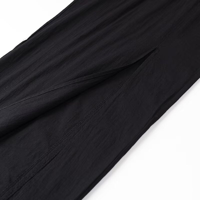 GracefulLong Lace Up Sling Dress