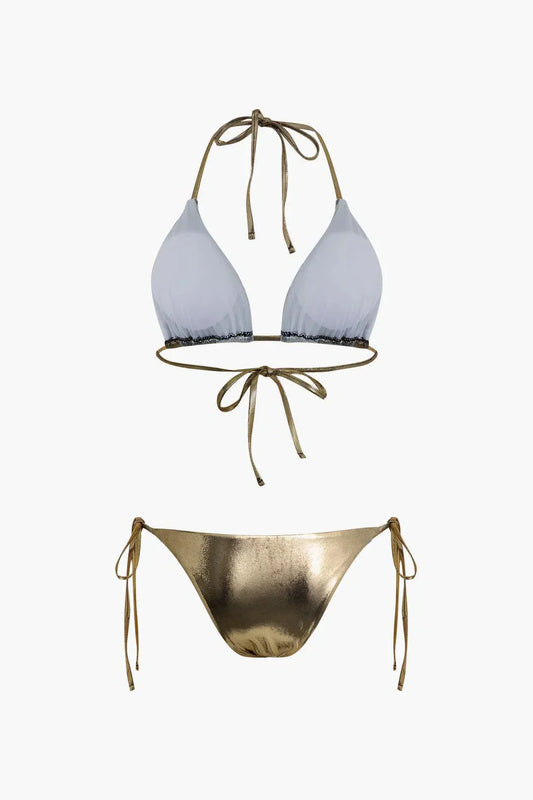 | Shimmering bikini set