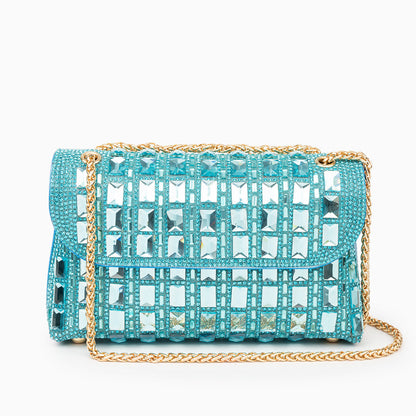 Ayesha Clutch Bag with Gemstones