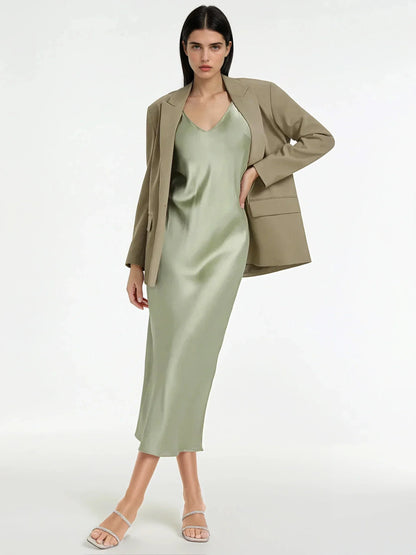 Double Breasted Peak Lapel Blazer
