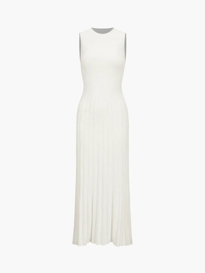 Camille Knit Pleat Maxi Dress