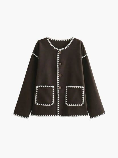 Keep the Warm Essential Contrast Trim Coat