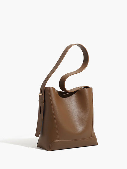 Maison Bucket Shoulder Bag | Soft Buckle Closure