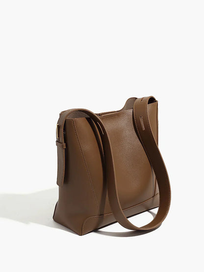 Maison Bucket Shoulder Bag | Soft Buckle Closure