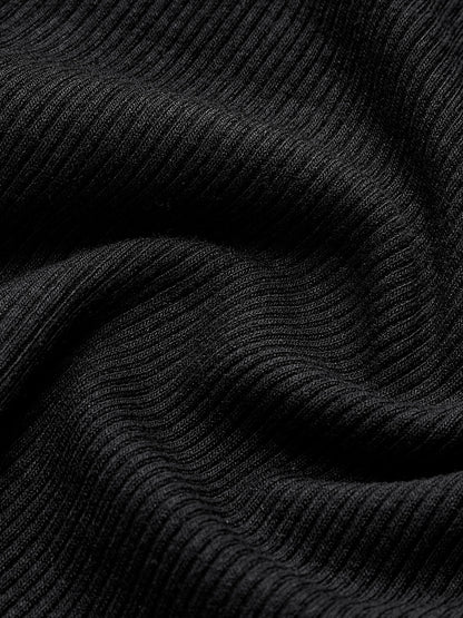Ribbed Long Sleeve Top