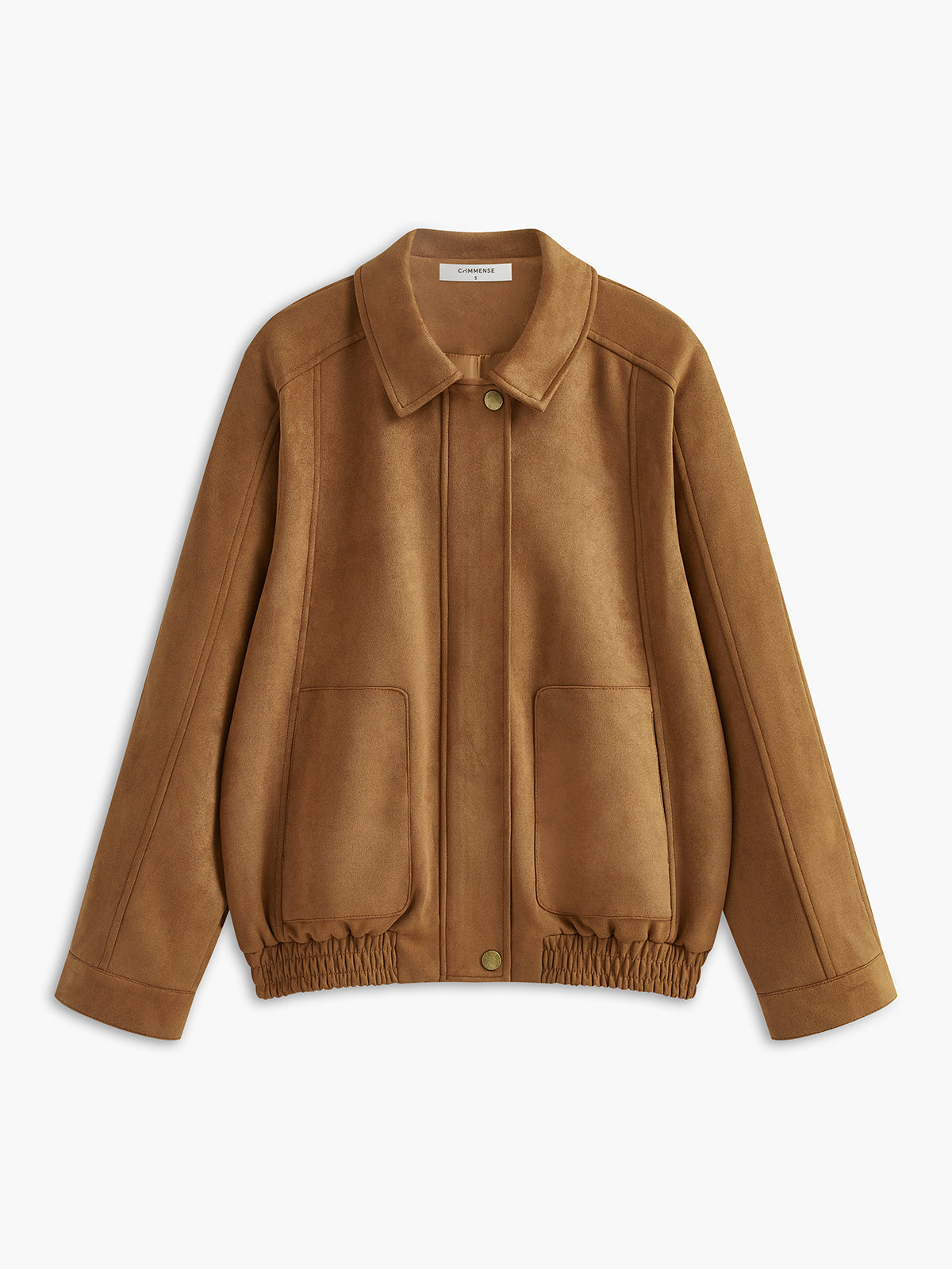 Atelier Suede Bomber Jacket | Lambskin Finish | Refined Casual